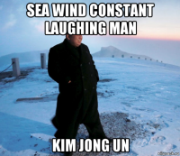 sea wind constant laughing man kim jong un