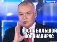 После большой коронавирус