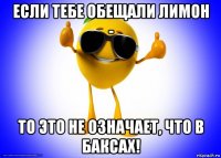 если тебе обещали лимон - то это не означает, что в баксах!