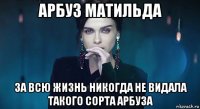 арбуз матильда за всю жизнь никогда не видала такого сорта арбуза