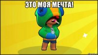 это моя мечта! 