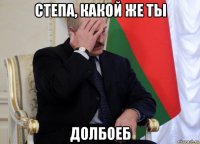 степа, какой же ты долбоеб