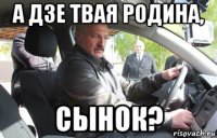 а дзе твая родина, сынок?
