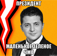 президент маленькое зеленое чмо