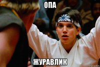 опа журавлик