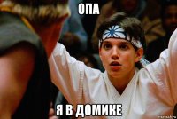 опа я в домике