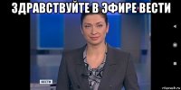 здравствуйте в эфире вести 