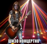  шизо концертно