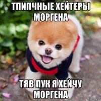 тпипчные хейтеры моргена тяв пук я хейчу моргена