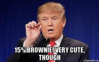  15% brownie! very cute, though