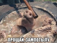  прощай, зампотылу