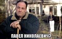 павел николаевич?