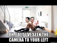  oh, i bet i've seen the camera to your left