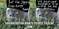  sheikh baton wants people to slap him