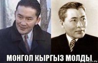  монгол кыргыз молды