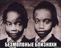  безмолвные близняхи
