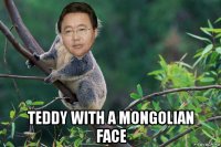  teddy with a mongolian face