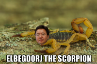  elbegdorj the scorpion
