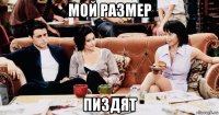 мой размер пиздят