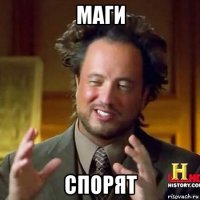маги спорят