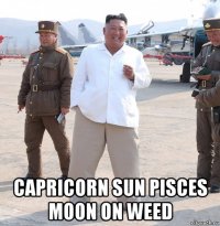  capricorn sun pisces moon on weed