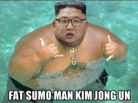  fat sumo man kim jong un