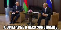  а змагарьё в лесу закопаешь