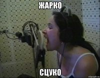 жарко сцуко