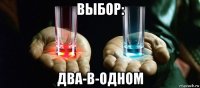 выбор: два-в-одном