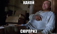 какой сюрприз