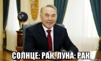  солнце: рак, луна: рак