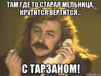там где то старая мельница, крутится вертится... с тарзаном!