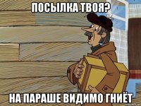 посылка твоя? на параше видимо гниёт