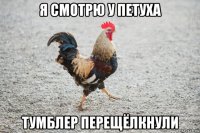 я смотрю у петуха тумблер перещёлкнули
