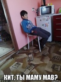  кит, ты маму мав?