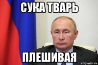 сука тварь плешивая