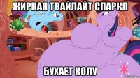 жирная твайлайт спаркл бухает колу