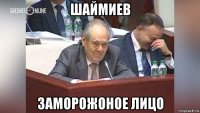 шаймиев заморожоное лицо