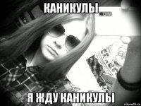 каникулы я жду каникулы