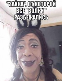 "зайка", от которой все "волки" разбежались 