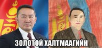  золотой халтмаагийн
