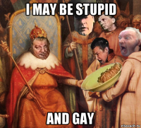 i may be stupid and gay