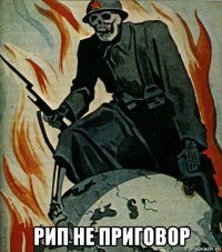  рип не приговор