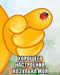  хорошего настроения, козулька моя