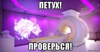 петух! проверься!