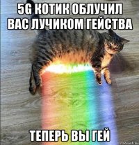5g котик облучил вас лучиком гейства теперь вы гей