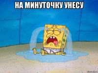 на минуточку унесу 