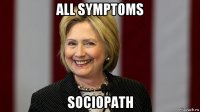 all symptoms sociopath