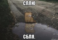 сплю сбля.