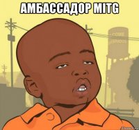 амбассадор mitg 